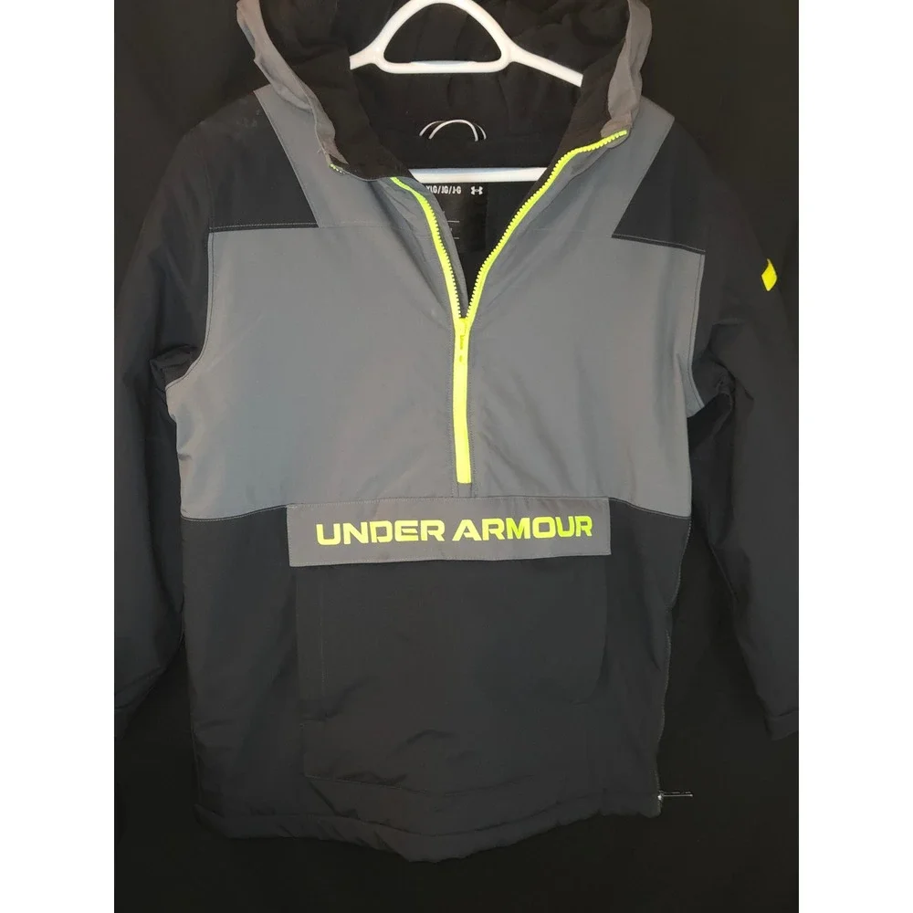 Under Armour Storm Youth Boys‎ Anorak Jacket Youth LG  Loose Fit Colorblock